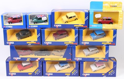 Lot 904 - One tray containing 12 boxed Corgi Toys Mini...