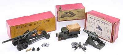 Lot 1739 - Britains Boxed Military-Diecast Group, 3...