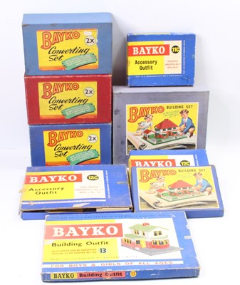 Lot 1449 - Box containing a collection of red and blue...
