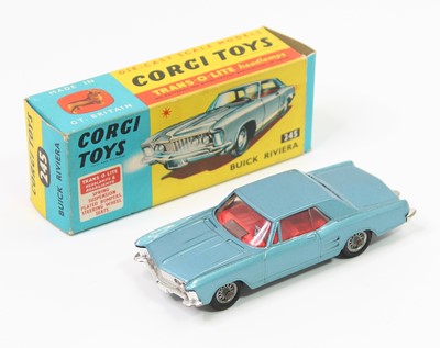 Lot 1556 - Corgi Toys No. 245 Buick Riviera comprising of...
