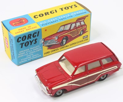 Lot 1557 - Corgi Toys No. 491 Ford Consul Cortina Super...