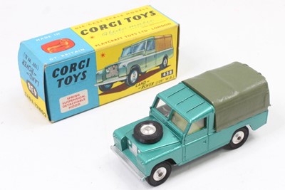 Lot 1579 - Corgi Toys No. 438 Land Rover 109 WB...