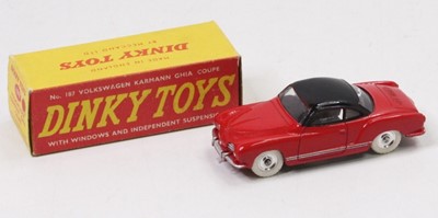 Lot 1092 - A Dinky Toys No. 187 VW Karmann Ghia Coupe...