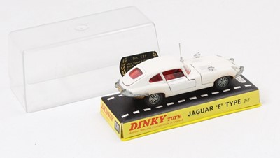 Lot 1098 - Dinky Toys, 131 Jaguar E-Toys 2+2, white body...