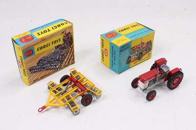 Lot 1582 - Corgi Toys farming implement diecast group,...