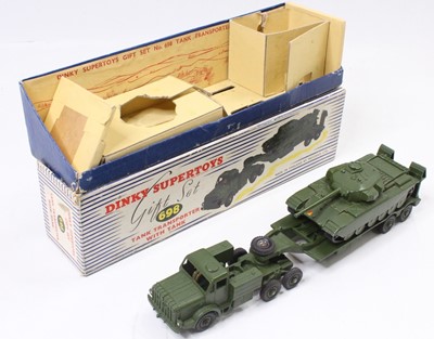 Lot 1109 - Dinky Toys Gift Set No.698 Tank Transporter...