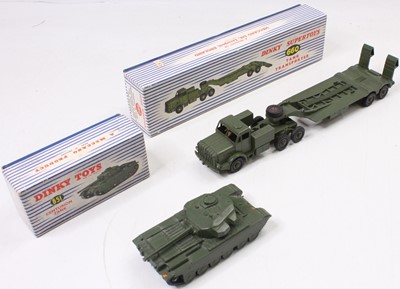 Lot 1111 - Dinky toys, 660 military issue tank...