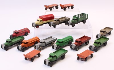 Lot 1122 - 16 various loose and play worn Dinky Toy...
