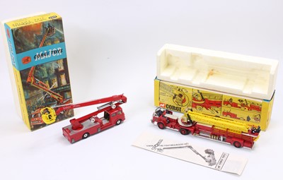 Lot 1591 - 2 Corgi Toys boxed Fire Engines - No. 1143...