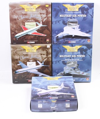 Lot 928 - Corgi Aviation Archive Boxed Aircraft Group, 5...