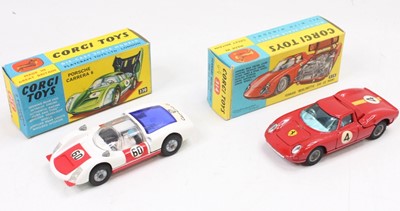 Lot 1610 - 2 Corgi Toys boxed racing cars to include, No....