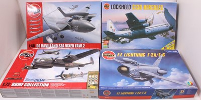 Lot 1465 - Airfix Boxed 1/48th and 1/72nd scale plastic...