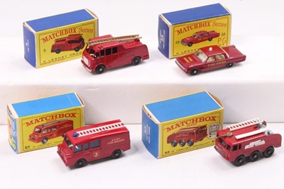 Lot 1921 - Matchbox Lesney boxed group of 4 to include,...