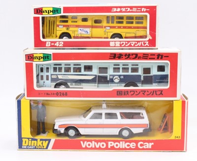 Lot 1308 - Yonezawa Diapet Toys and Dinky Toys boxed...