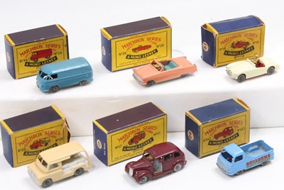 Lot 1930 - Matchbox Lesney boxed model group of 6 to...