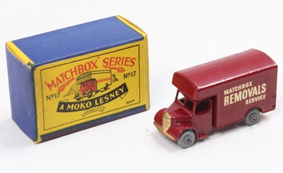 Lot 1935 - Matchbox Lesney No. 17 Bedford Removals Van in...