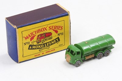 Lot 1936 - Matchbox Lesney No. 11 ERF Petrol Tanker in...
