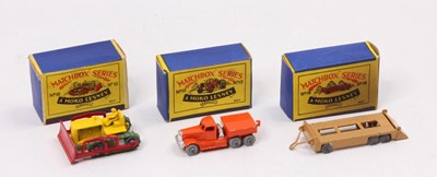 Lot 1939 - Matchbox Lesney boxed group of 3 to include,...
