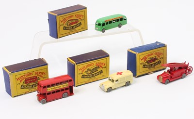 Lot 1942 - Matchbox Lesney boxed group of 4 to include,...