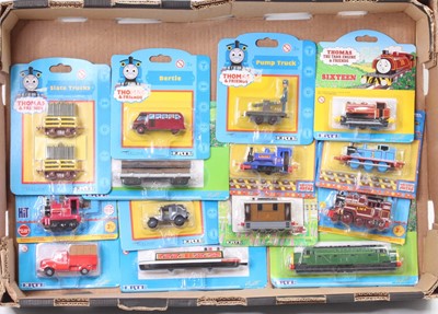 Lot 837 - 14 various carded ERTL Thomas the Tank Engine...