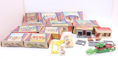 Lot 848 - Kleeware Littletown Construction Kit group, to...