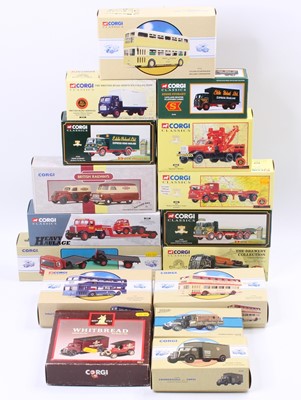 Lot 959 - 16 various boxed Corgi and Corgi Heavy Haulage...