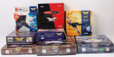 Lot 968 - 8 various boxed Corgi Aviation Archive model...