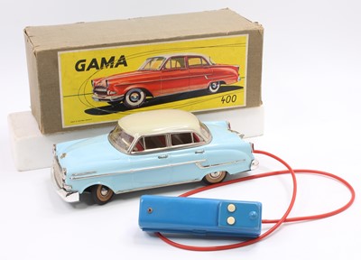 Lot 867 - Gama No.400 tinplate and battery-operated...