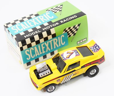 Lot 873 - Scalextric EXIN No.4049 Ford Mustang Dragster,...