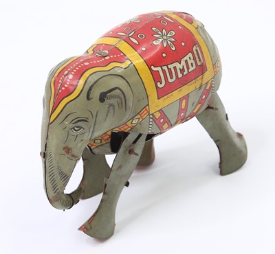 Lot 1984 - Matchbox Moko tinplate clockwork "Jumbo the...