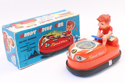 Lot 881 - Nomura (TN Toys of Japan) tinplate and battery...