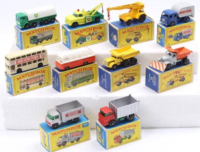 Lot 1988 - Matchbox Lesney boxed group of 10 later issued...