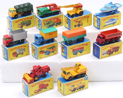 Lot 1989 - Matchbox Lesney boxed group of 10 later issued...