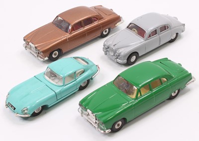 Lot 1309 - Spot On a group of 4 Jaguar models to include,...