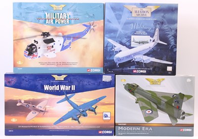 Lot 989 - Corgi Aviation Archive mixed scale boxed...
