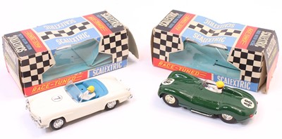 Lot 893 - 2 Scalextric 1/32nd scale boxed slot cars to...