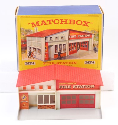 Lot 1992 - Matchbox MF-1 Fire Station, appears complete,...