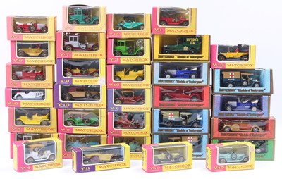 Lot 1998 - One box containing 33 boxed Matchbox Lesney...
