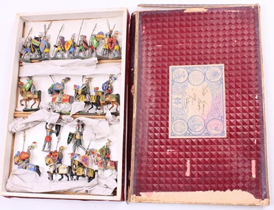 Lot 1847 - Heyde of Dresden 48mm scale lead Foots Knights...