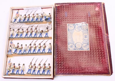 Lot 1853 - Heyde of Dresden 48mm scale lead US Infantry...