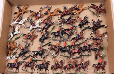 Lot 1860 - Tray of various Heyde 48mm scale Cavalry,...
