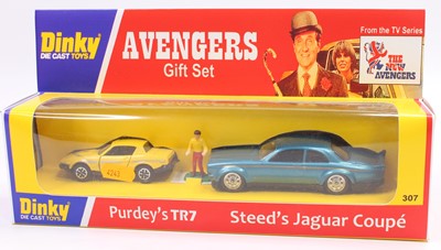 Lot 1188 - Dinky Toys code 3 "The New Avengers" Gift Set,...