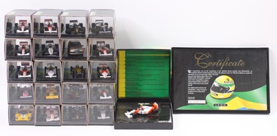Lot 1000 - Minichamps 1/43 scale Ayrton Senna racing car...