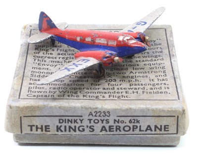 Lot 1192 - Dinky Toys No. 62K The King's Aeroplane Air...