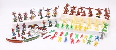 Lot 1881 - Crescent and Kellogs plastic Cowboys and...