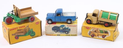 Lot 1193 - Dinky Toys Boxed and playworn diecast group, 3...