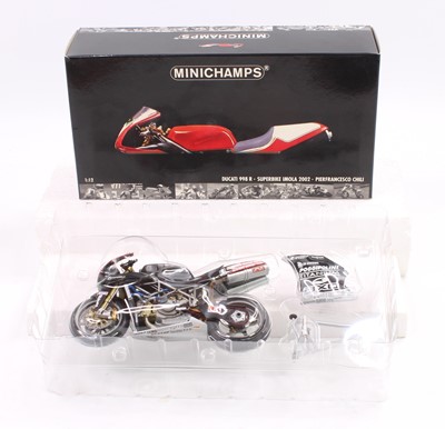 Lot 1393 - Minichamps 1/12th scale boxed Motorcycle,...