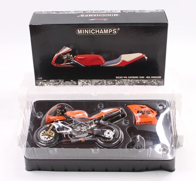 Lot 1390 - Minichamps 1/12th scale boxed Motorcycle,...