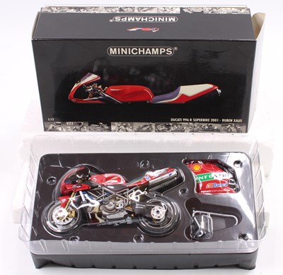 Lot 1388 - Minichamps 1/12th scale boxed Motorcycle,...