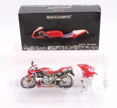 Lot 1387 - Minichamps 1/12th scale boxed Motorcycle,...